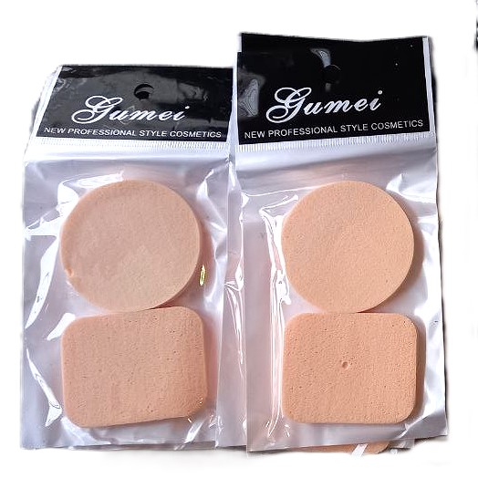 Esponja de maquillaje plana doble 1
