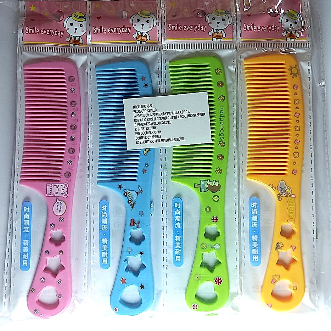Peine de niño paq con 12