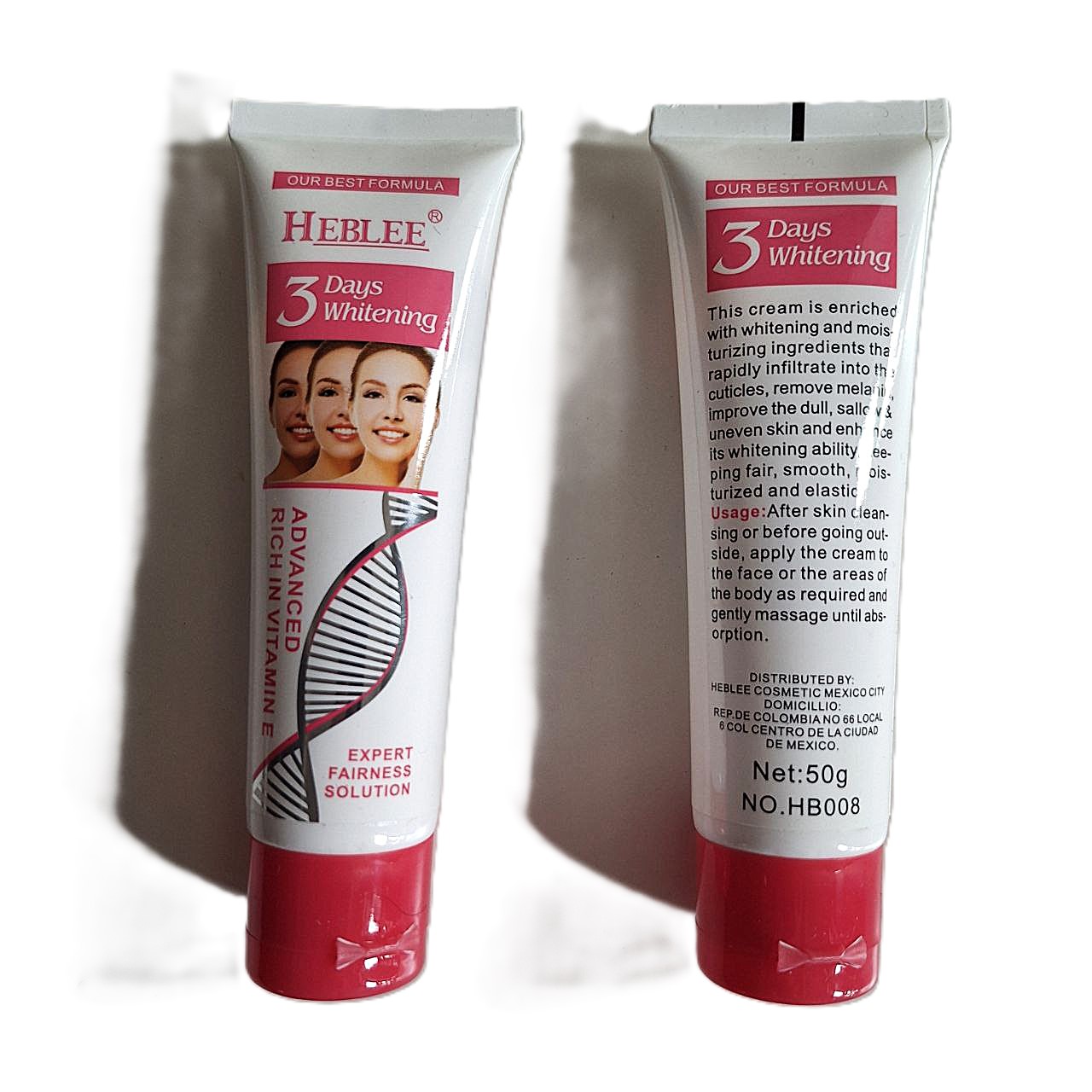 Crema blanqueadora con vitamina E (50g)