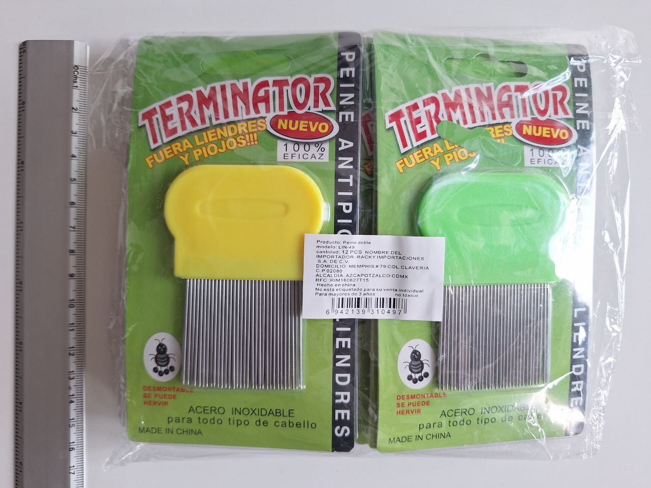 Peine para piojos - Unidad