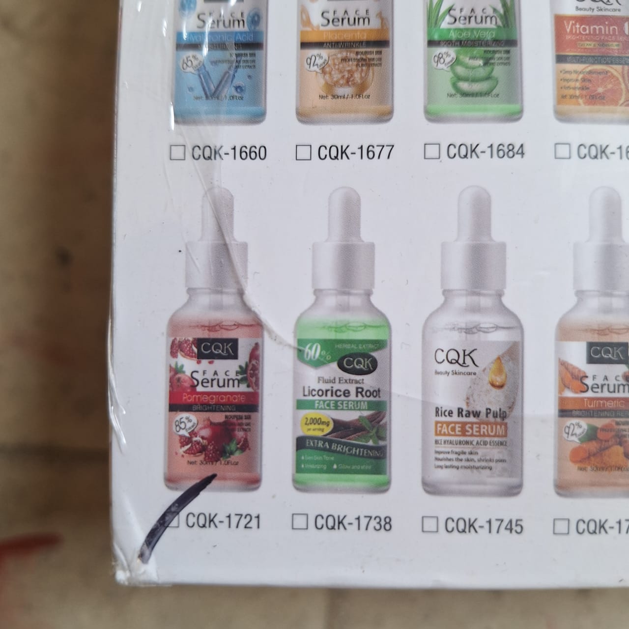 Serum, Sérum, CQK 30ml