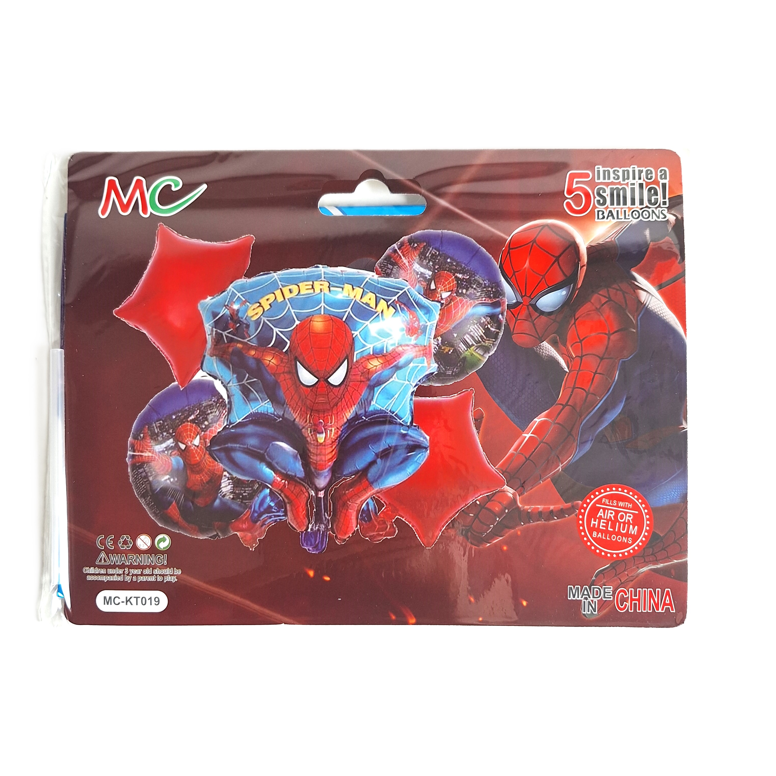 Set de decoración de 5 globos