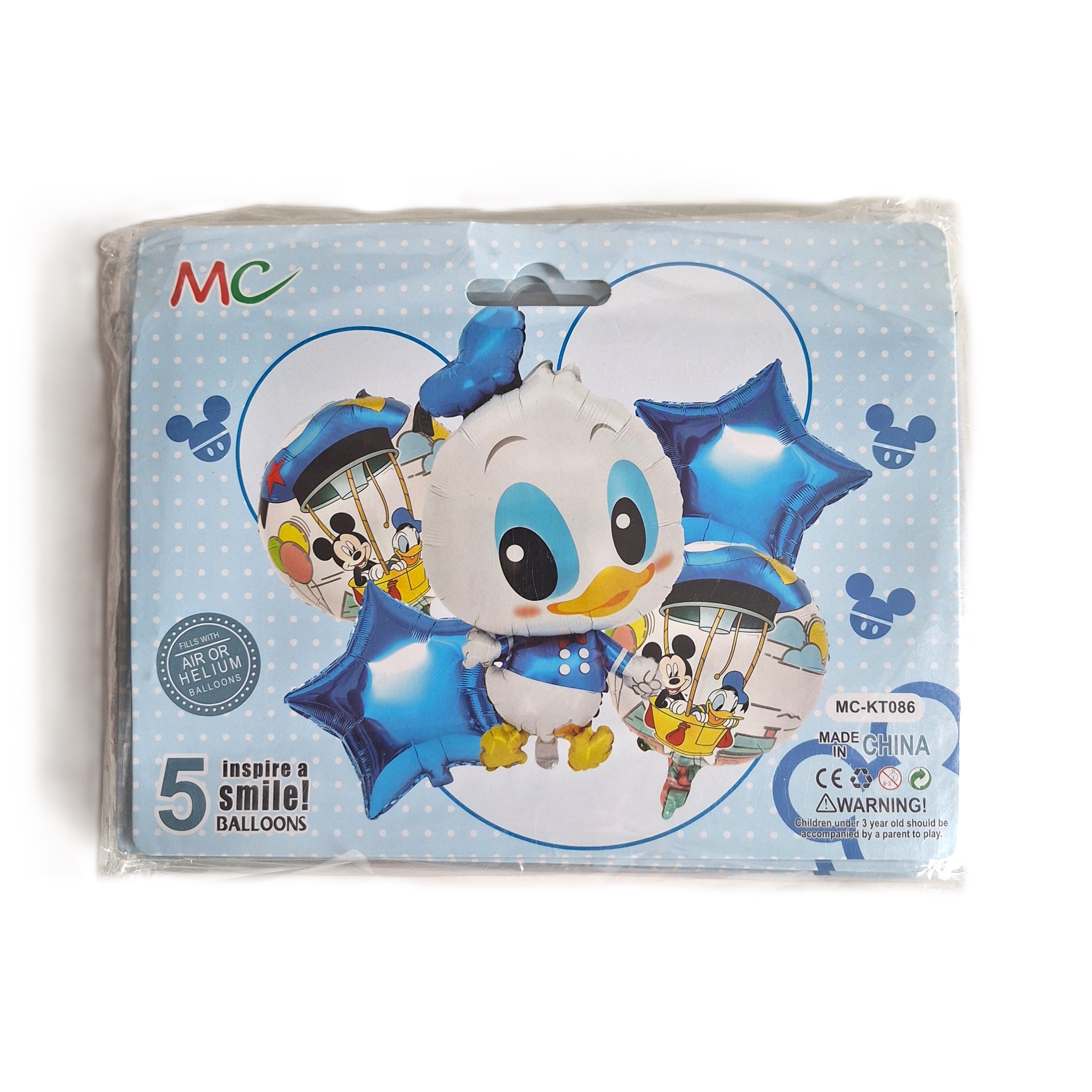 Set de decoración de 5 globos