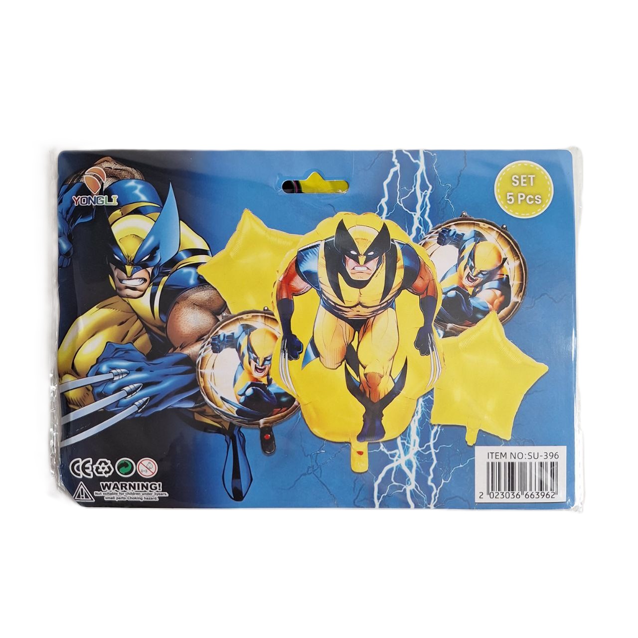 Set de decoración de 5 globos