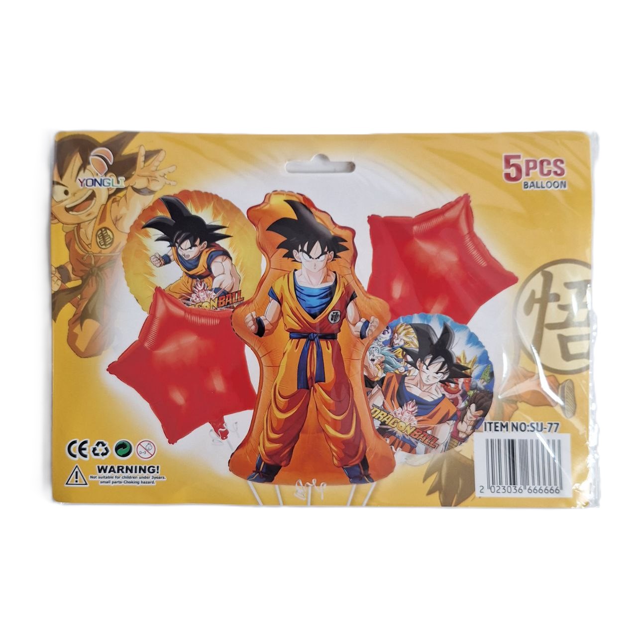 Set de decoración de 5 globos