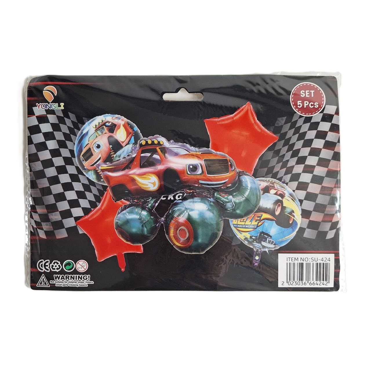 Set de decoración de 5 globos