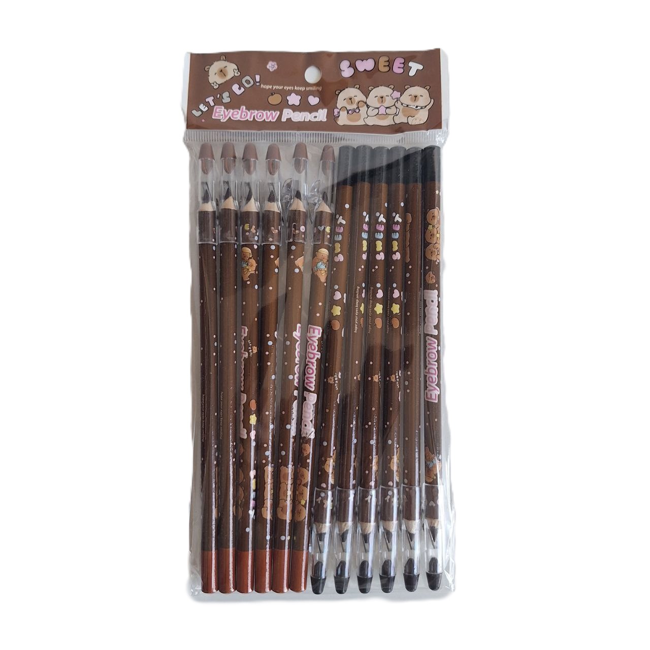 Capibara, 6 negros/ 6 carmelitas