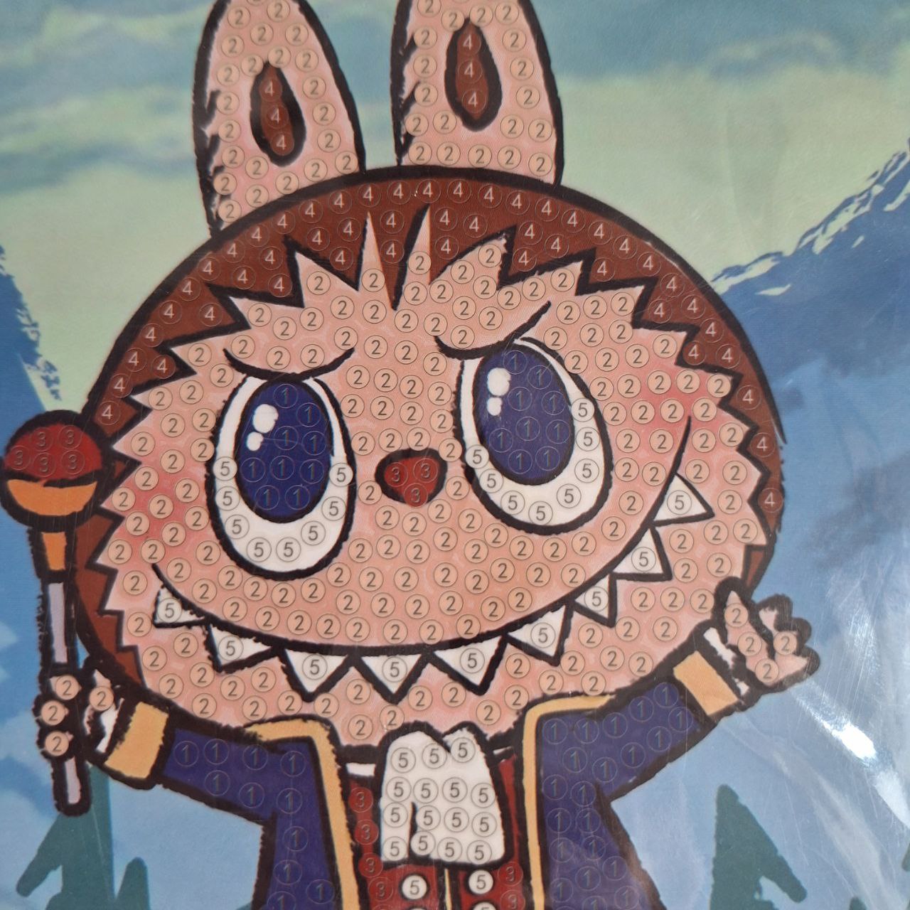 Pintura con Diamantes ( Labubu ) 3