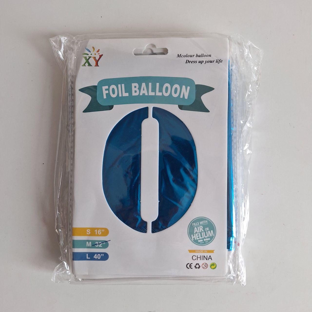 Globo de # Azul, 32 pulgadas 