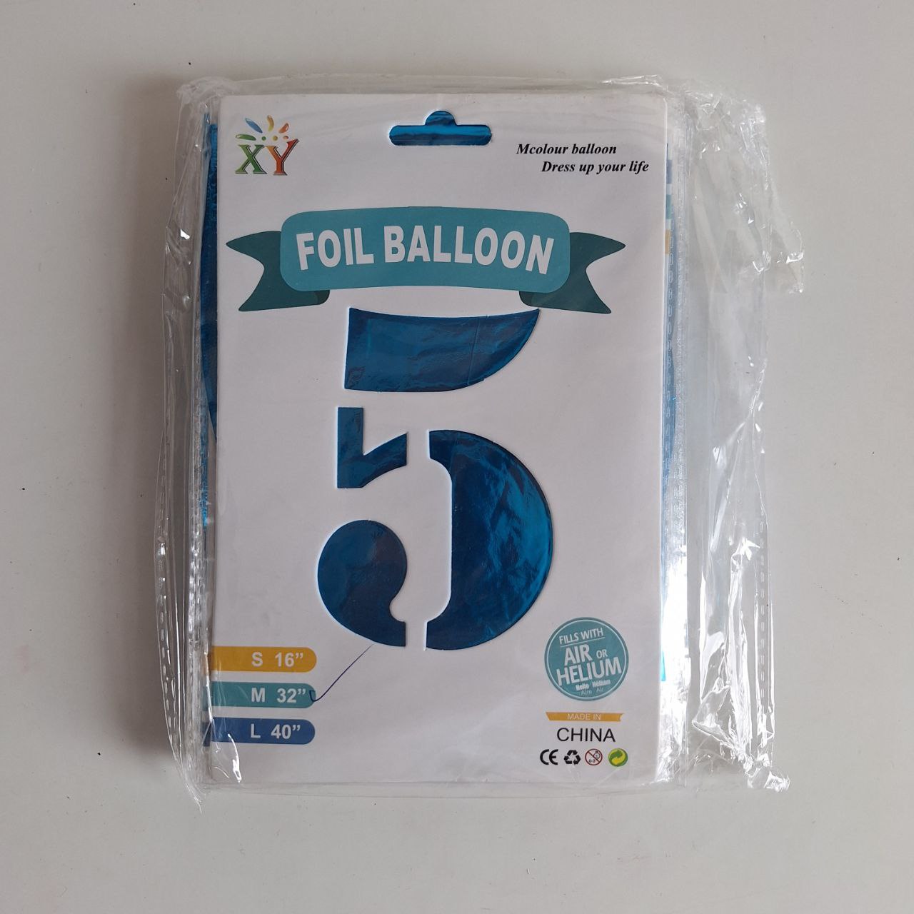 Globo de # Azul, 32 pulgadas 