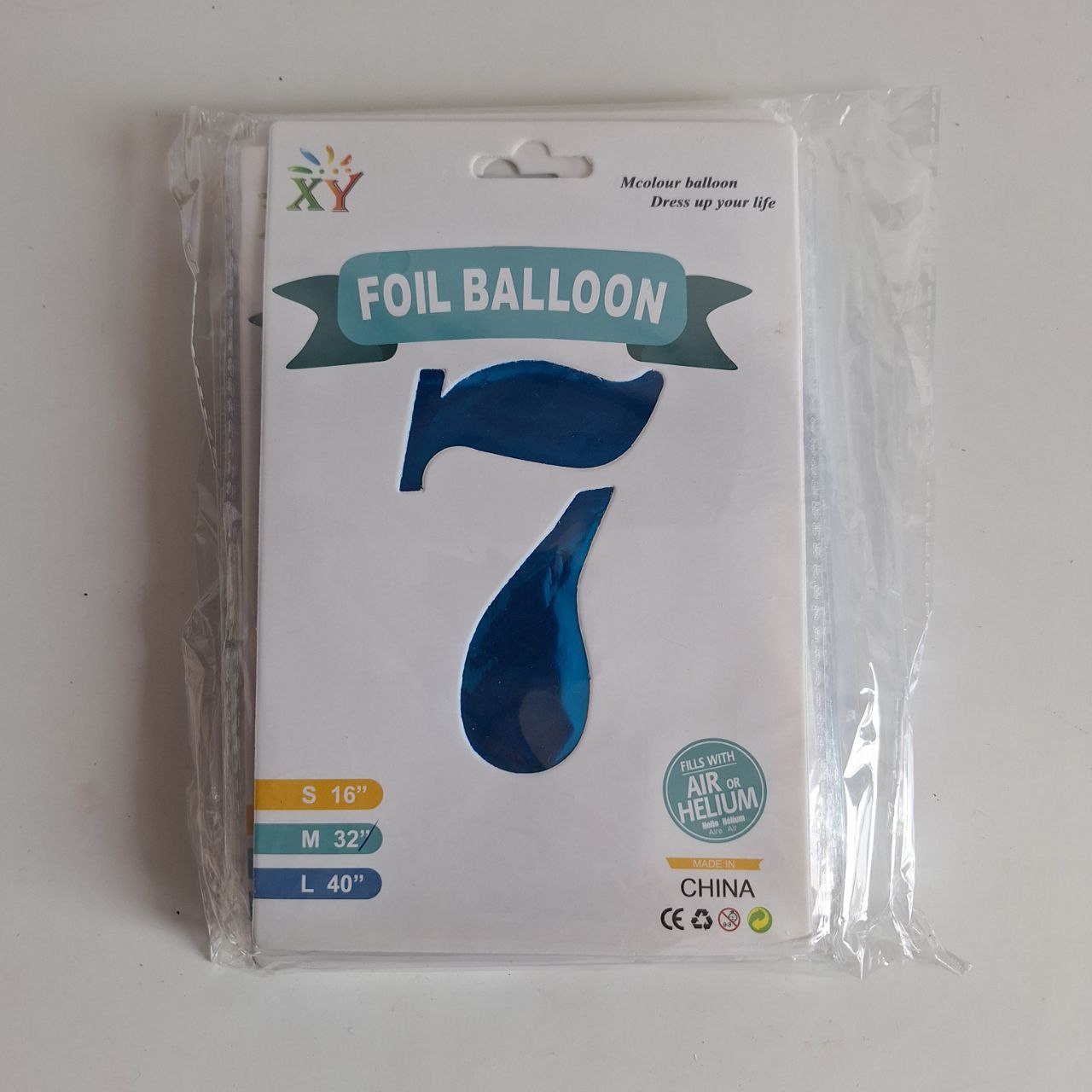 Globo de # Azul, 32 pulgadas 