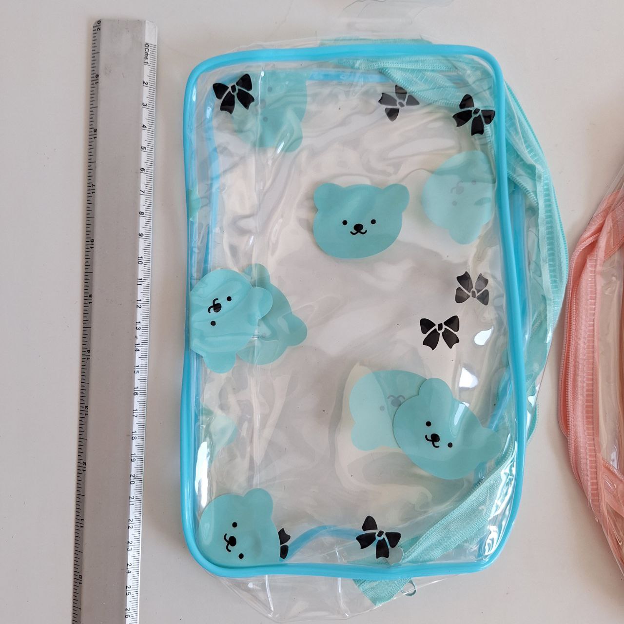 Cosmetiquera  - Osos, 3 colores ( 23 x 15 cm ) paq 12