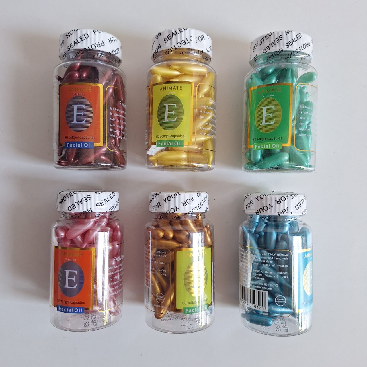 Cápsula facial, Vitamina E