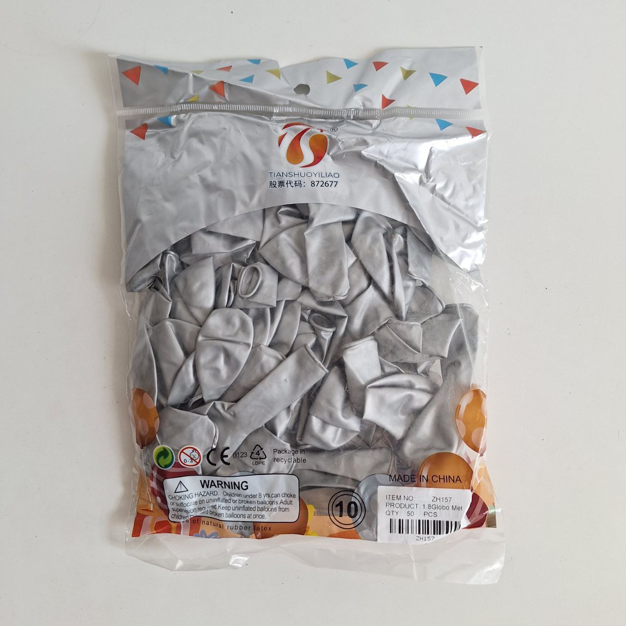 Globos Metalizados, # 10