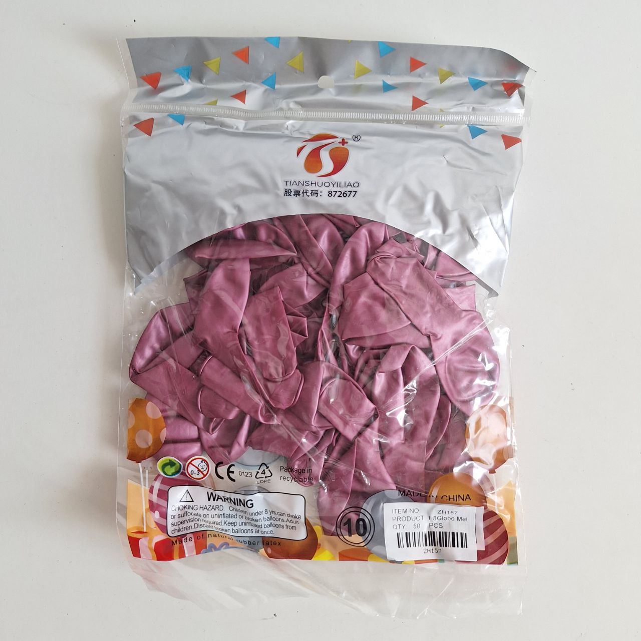 Globos Metalizados, # 10