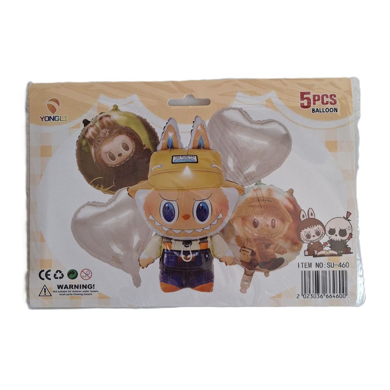 Set de decoración de 5 globos