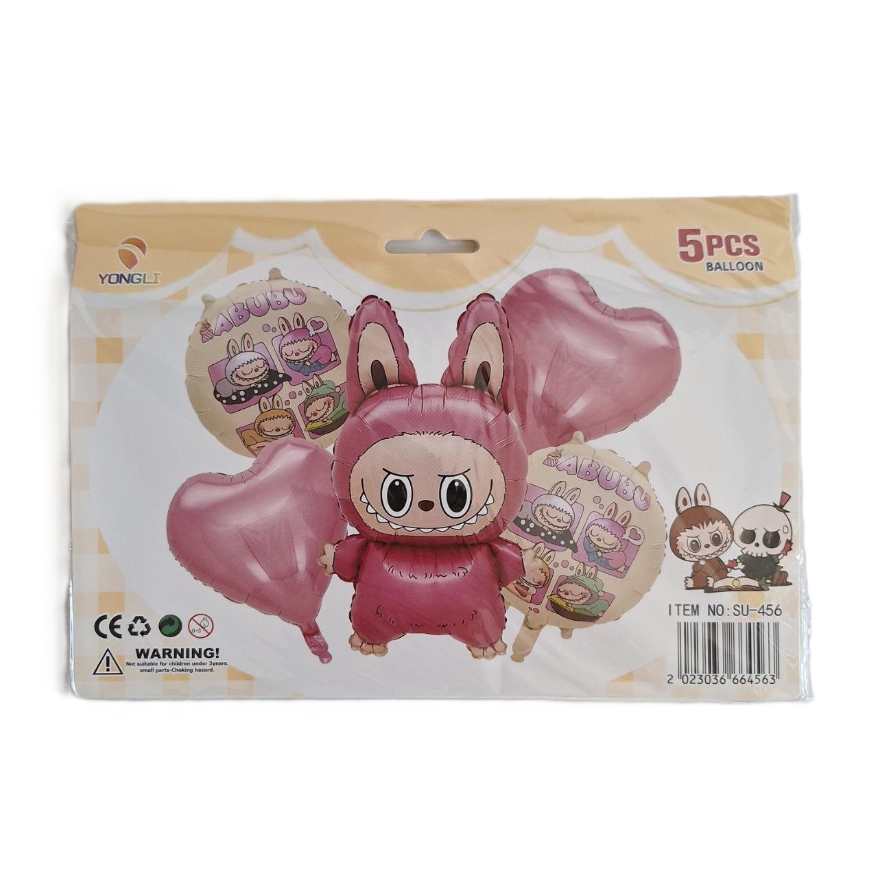 Set de decoración de 5 globos