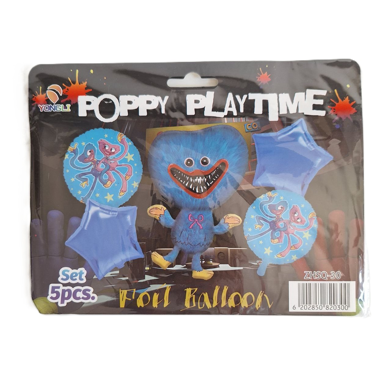 Set de decoración de 5 globos