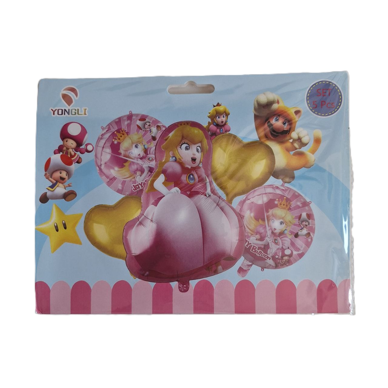 Set de decoración de 5 globos