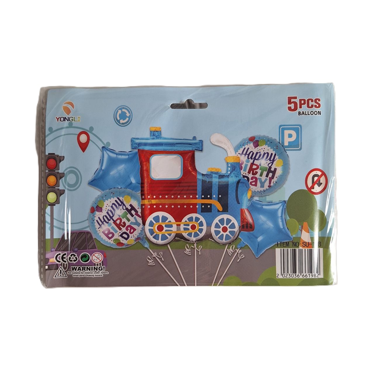 Set de decoración de 5 globos