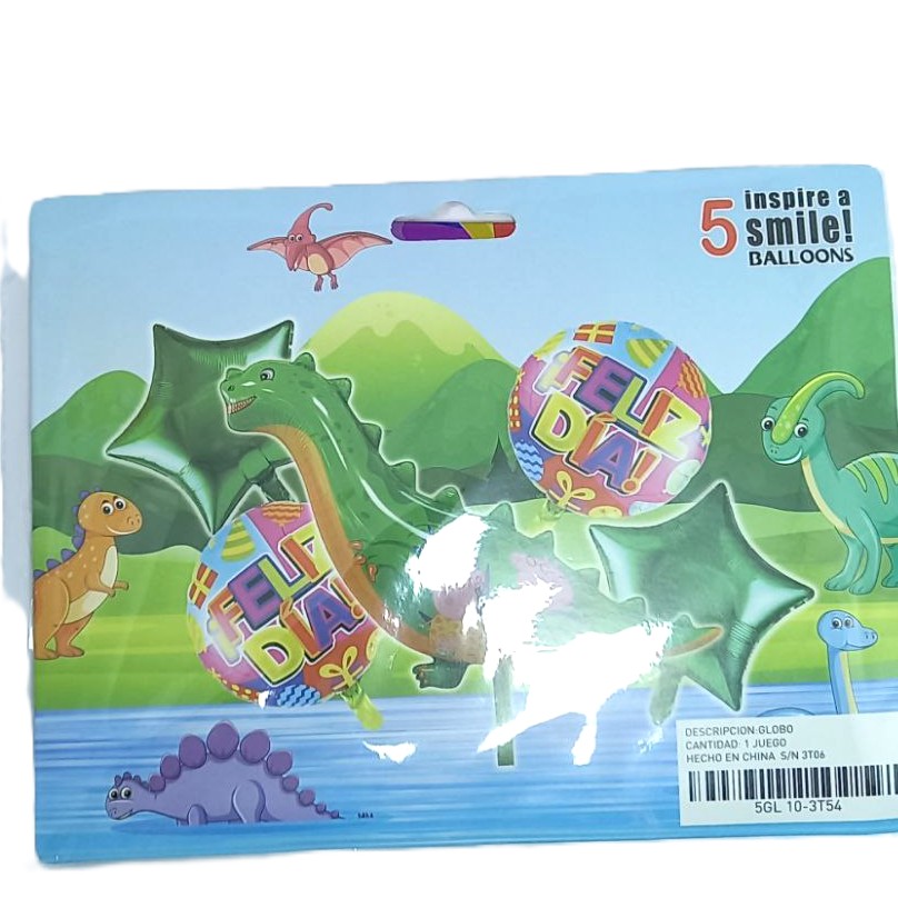 Set de decoración de 5 globos