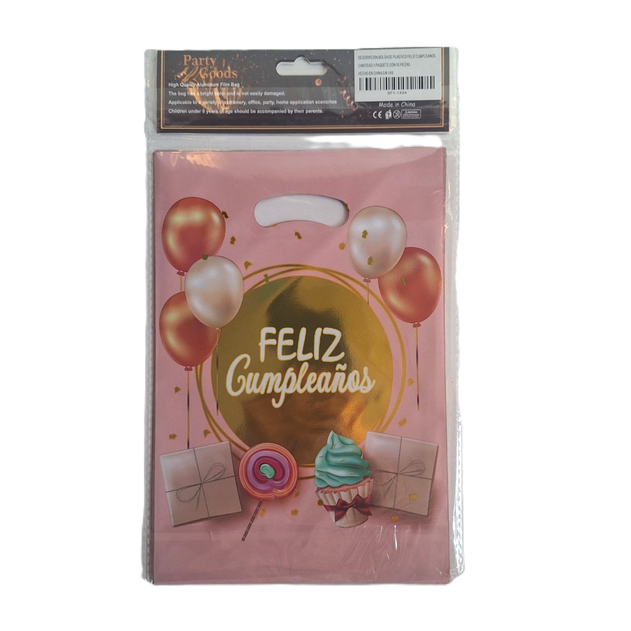 Bolsa Feliz cumpleaños  - Paquete con 10