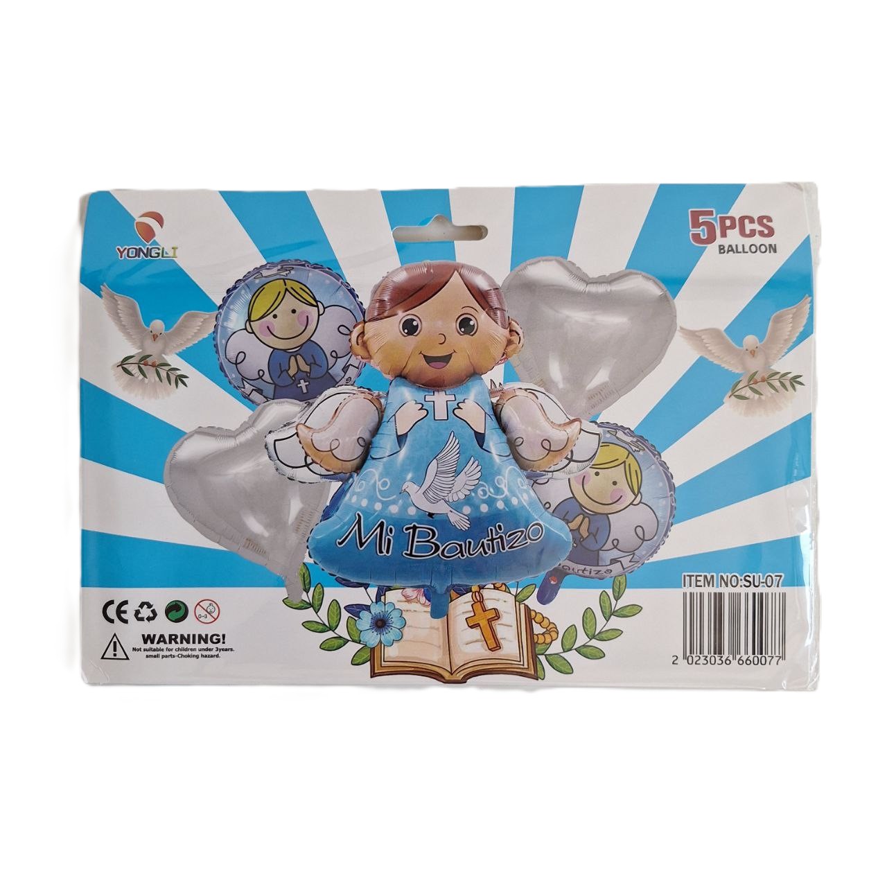 Set de decoración de 5 globos