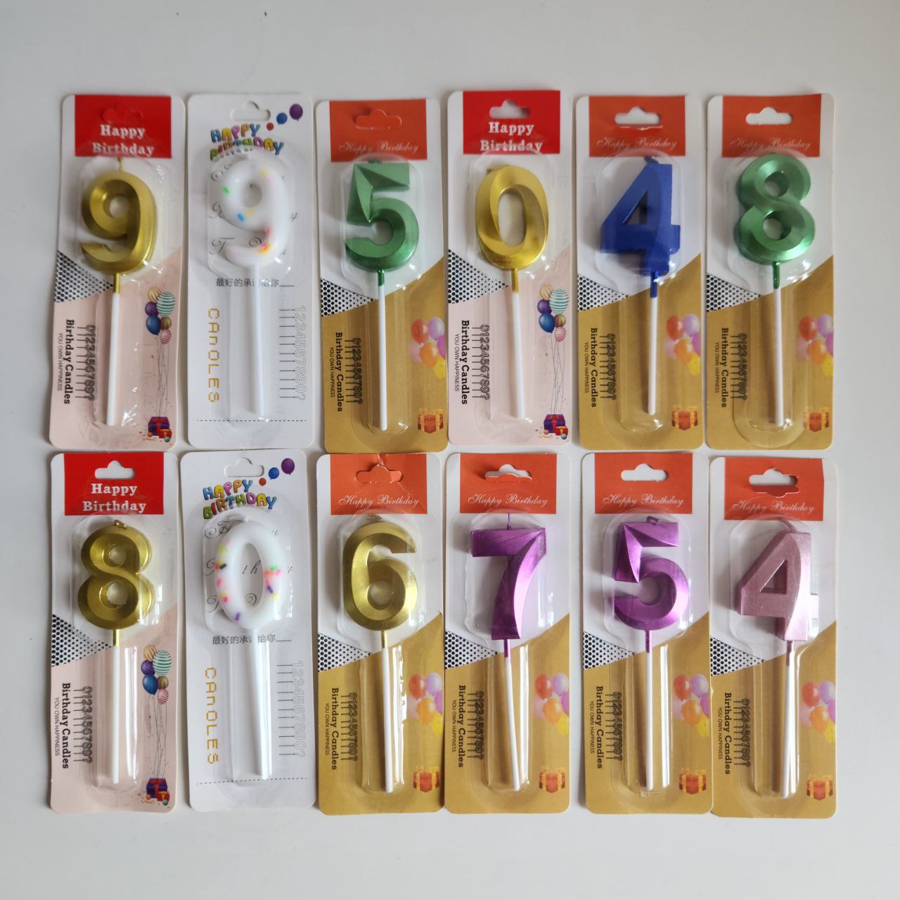 Vela de # para pastel