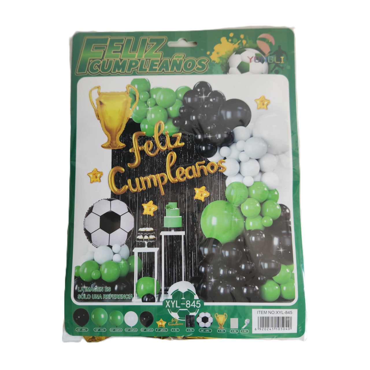 Fútbol feliz cumpleaños