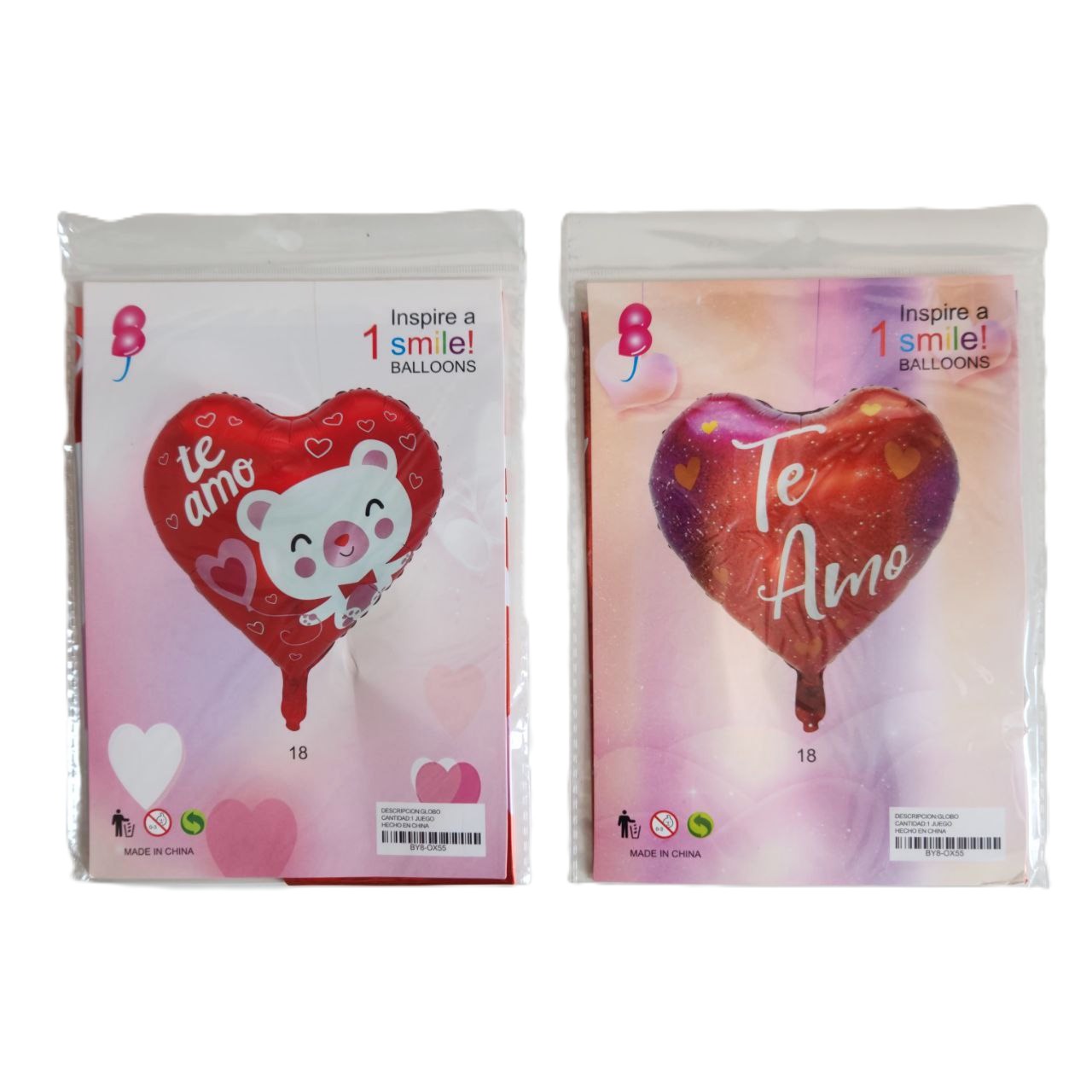 Globos "Te Amo" corazón